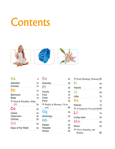 English Picture Dictionary for Kids (46 หมวดคำศัพท์)