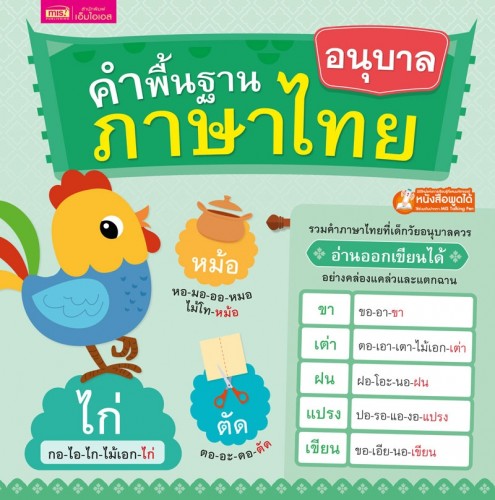 คำพื้นฐานภาษาไทย อนุบาล