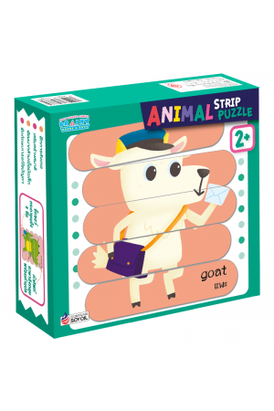 Animal Strip Puzzle - Goat