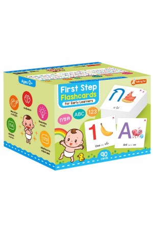 First Step Flashcards for Early Learners : กขค ABC 123
