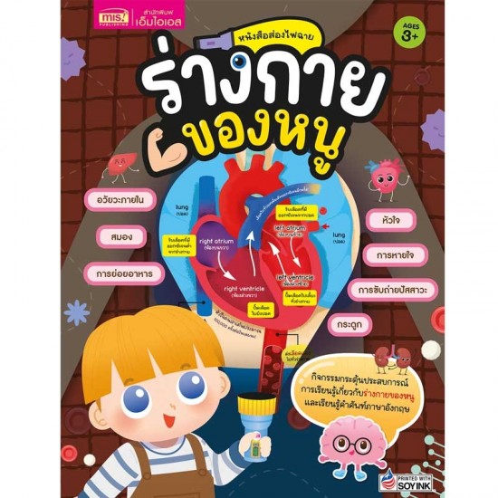 หนังสือส่องไฟฉาย ร่างกายของหนู