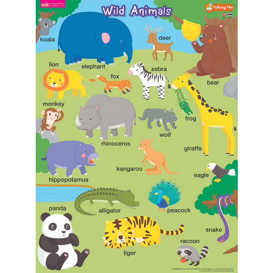 โปสเตอร์พลาสติก - Wild Animals