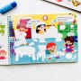 Magic Water Coloring Book : 100 First Picture Dictionary for Kids