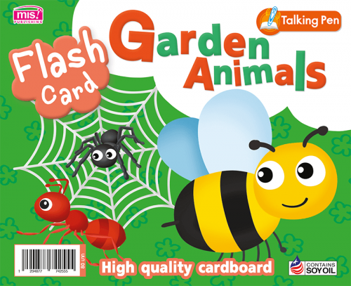 Flash Card - Garden Animals