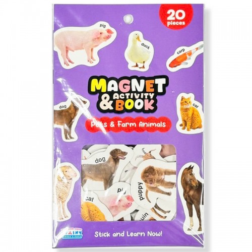 Magnet & Activity Book : Pets and Farm Animals
