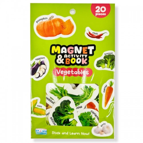 Magnet & Activity Book : Vegetables