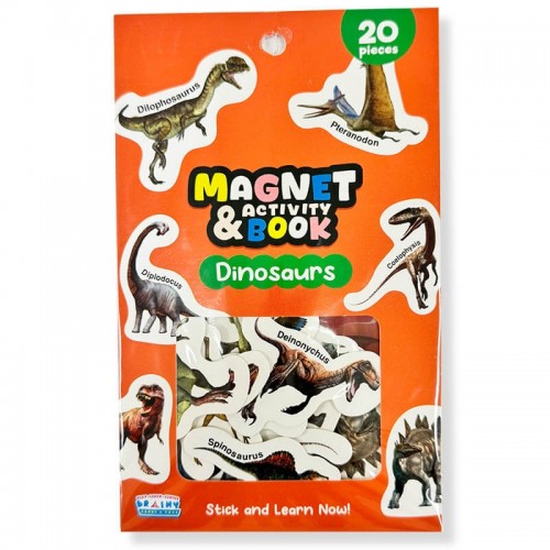Magnet & Activity Book : Dinosaurs