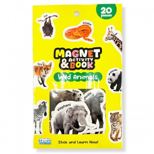 Magnet & Activity Book : Wild Animals