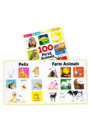 100 First Animals (Board Book Form 2023)