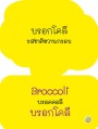 การ์ดหนูน้อยเก่งศัพท์อังกฤษ ชุด ผักแสนอร่อย