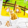 หนังสือนิทานภาพระบายสี พร้อม Pull & Stick : Farm Animals ภาพจริง