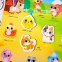 หนังสือนิทานภาพระบายสี พร้อม Pull & Stick : สัตว์ตาแป๋ว ชุด 2